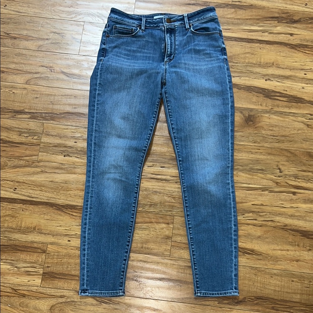 Blue Stretch Skinny Jeans - Women